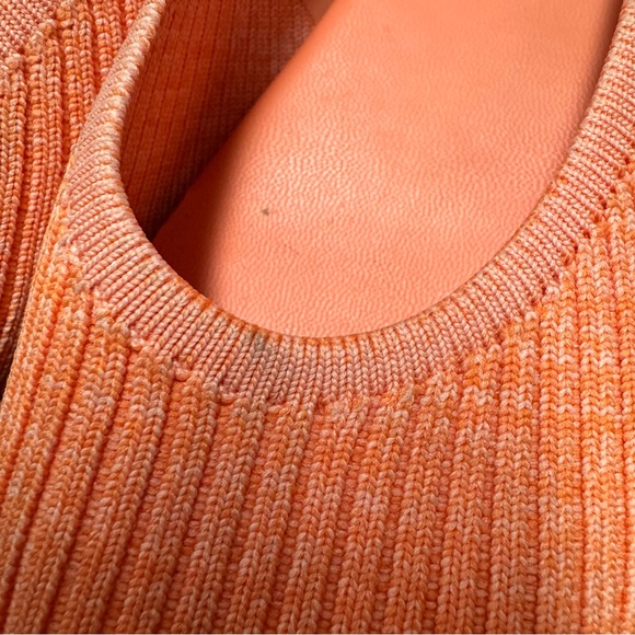 Vivaia Iris Pointed-Toe Sling-Back Sandals Knit Coral Pink EU 38 - Picture 6 of 13